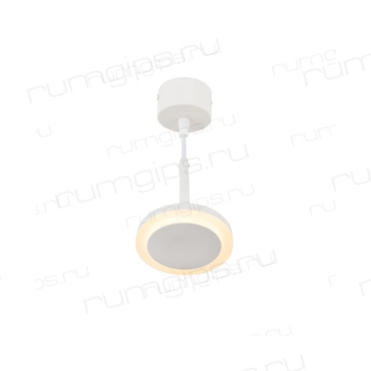 DK4022-WH Подвесной светильник IP 20, 6 Вт, LED 3000, белый, алюминий