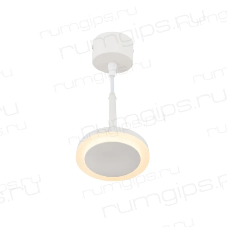 DK4022-WH Подвесной светильник IP 20, 6 Вт, LED 3000, белый, алюминий