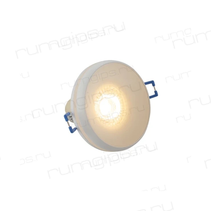 DK4031-WH Встраиваемый светильник, IP 20, 10 Вт, GU10, белый, алюминий/пластик