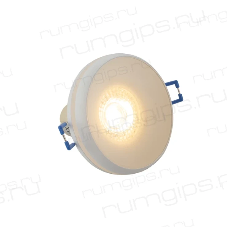 DK4031-WH Встраиваемый светильник, IP 20, 10 Вт, GU10, белый, алюминий/пластик
