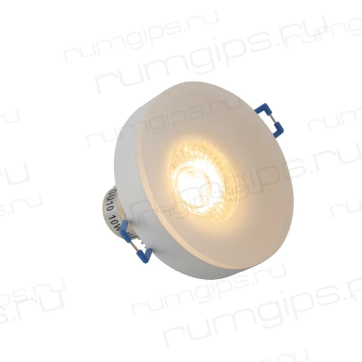 DK4032-WH Встраиваемый светильник, IP 20, 10 Вт, GU10, белый, алюминий/пластик