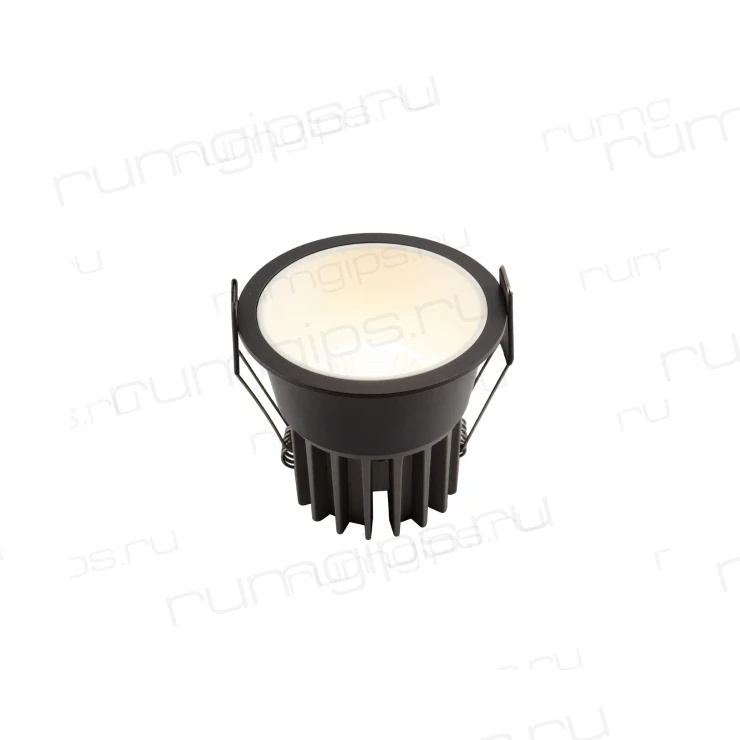 DK4400-BW Встраиваемый светильник, IP 20, 7 Вт, LED 3000, черно-белый, алюминий