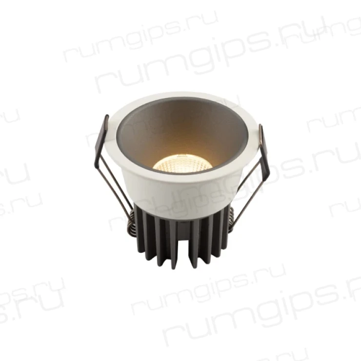 DK4400-GW Встраиваемый светильник, IP 20, 7 Вт, LED 3000, бело-серый, алюминий