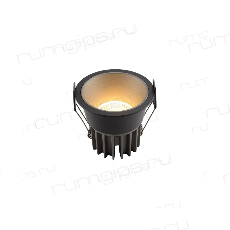 DK4500-BG Встраиваемый светильник, IP 20, 12 Вт, LED 3000, черно-серый, алюминий