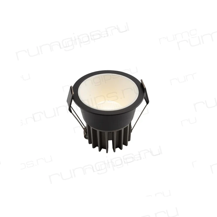 DK4500-BW Встраиваемый светильник, IP 20, 12 Вт, LED 3000, черно-белый, алюминий