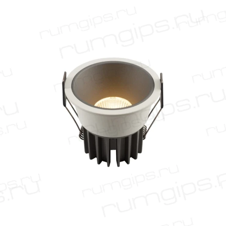 DK4500-GW Встраиваемый светильник, IP 20, 12 Вт, LED 3000, бело-серый, алюминий