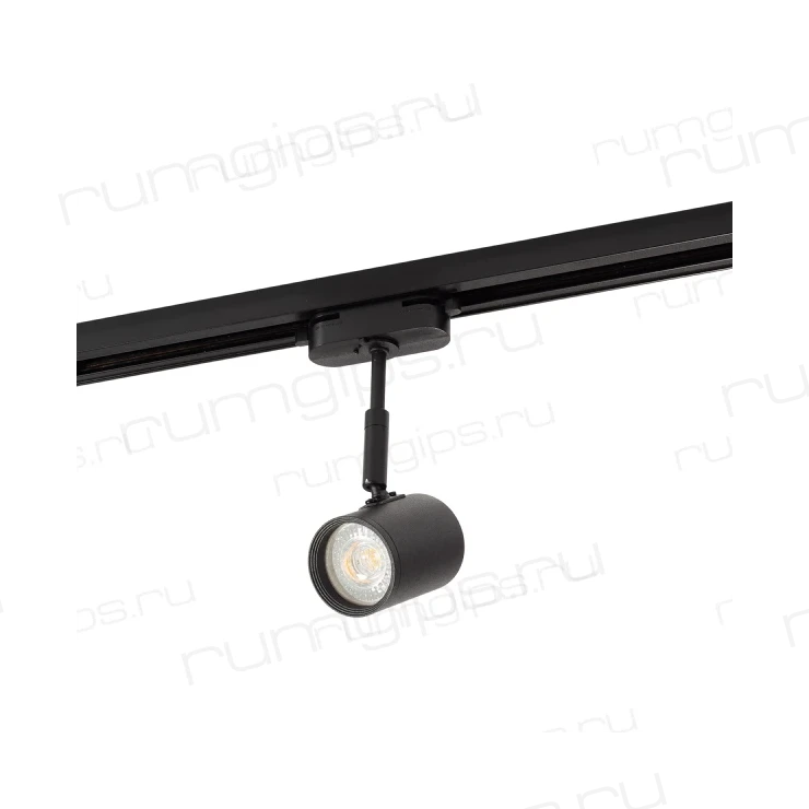 DK6001-BK Трековый светильник IP 20, 50 Вт, GU10, черный, алюминий