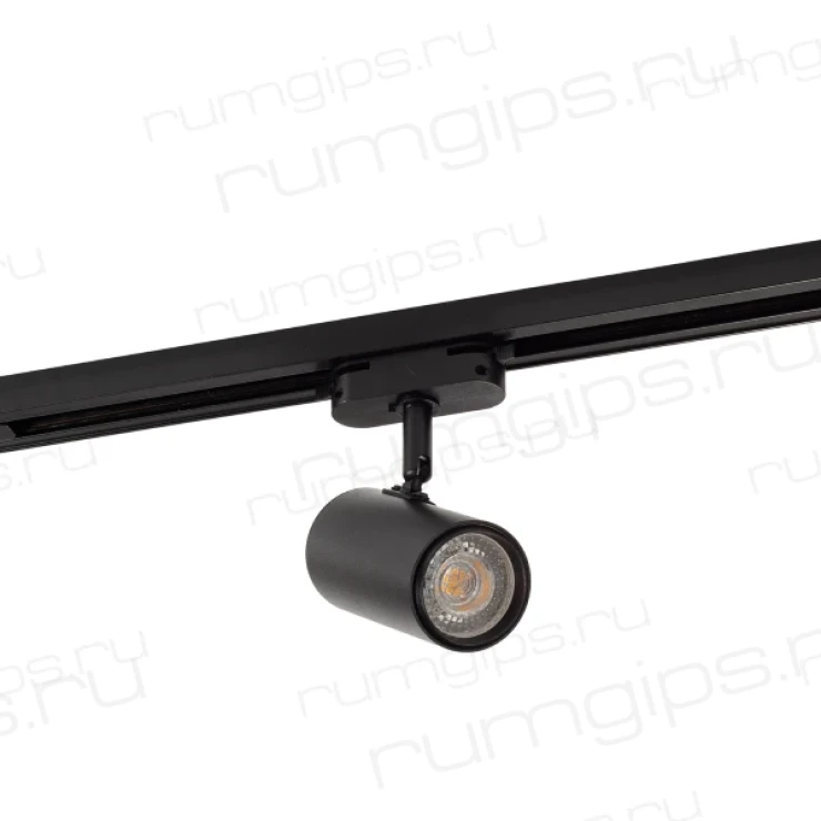 DK6002-BK Трековый светильник IP 20, 50 Вт, GU10, черный, алюминий