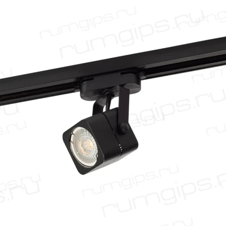 DK6003-BK Трековый светильник IP 20, 50 Вт, GU10, черный, алюминий