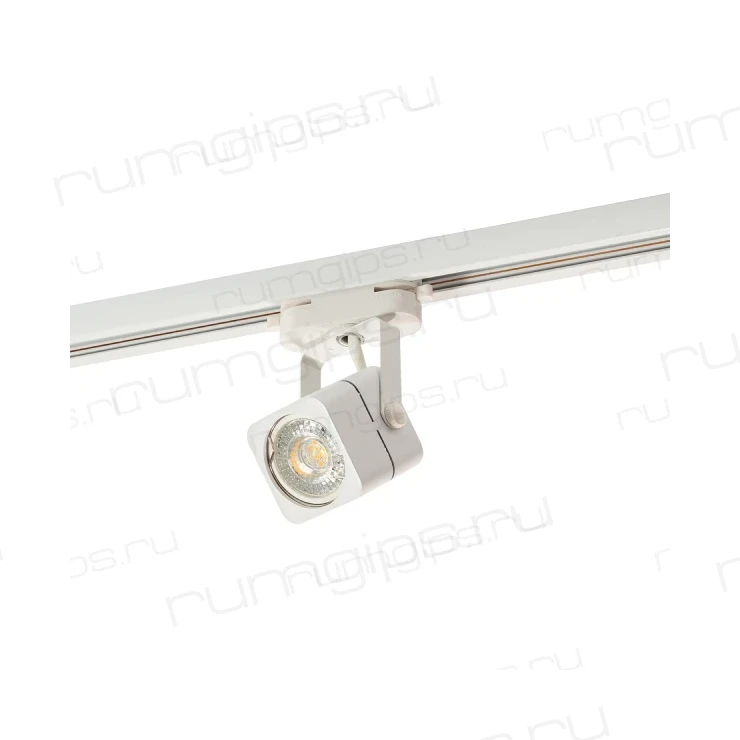 DK6003-WH Трековый светильник IP 20, 50 Вт, GU10, белый, алюминий