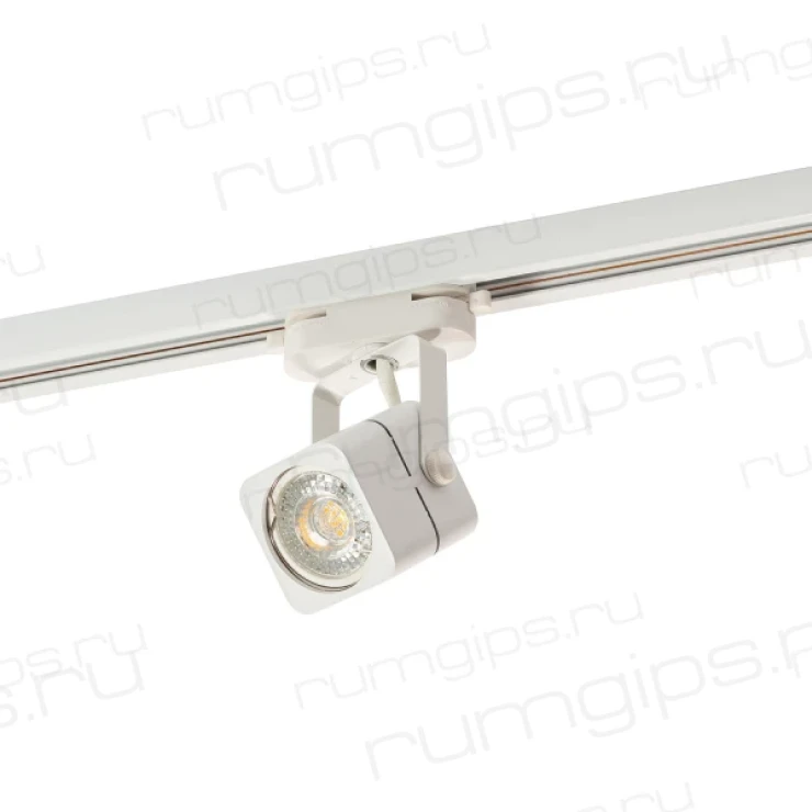 DK6003-WH Трековый светильник IP 20, 50 Вт, GU10, белый, алюминий