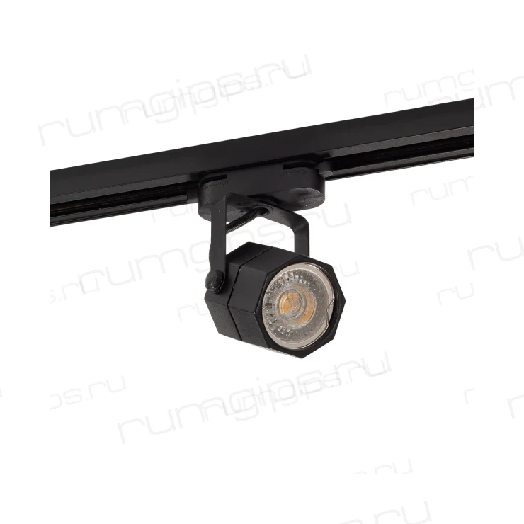 DK6004-BK Трековый светильник IP 20, 50 Вт, GU10, черный, алюминий
