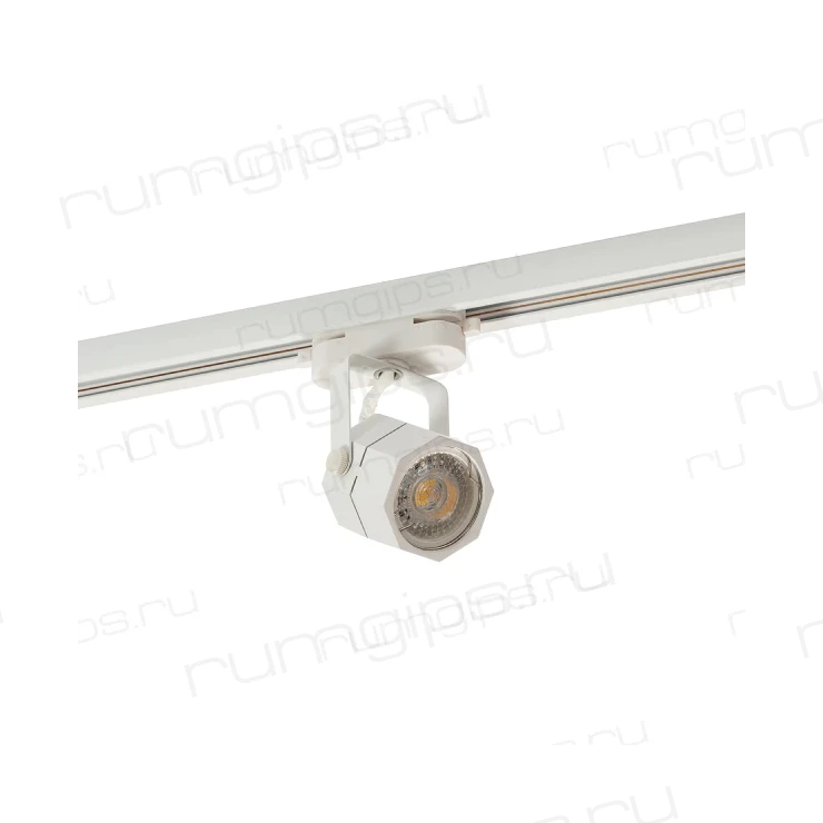 DK6004-WH Трековый светильник IP 20, 50 Вт, GU10, белый, алюминий