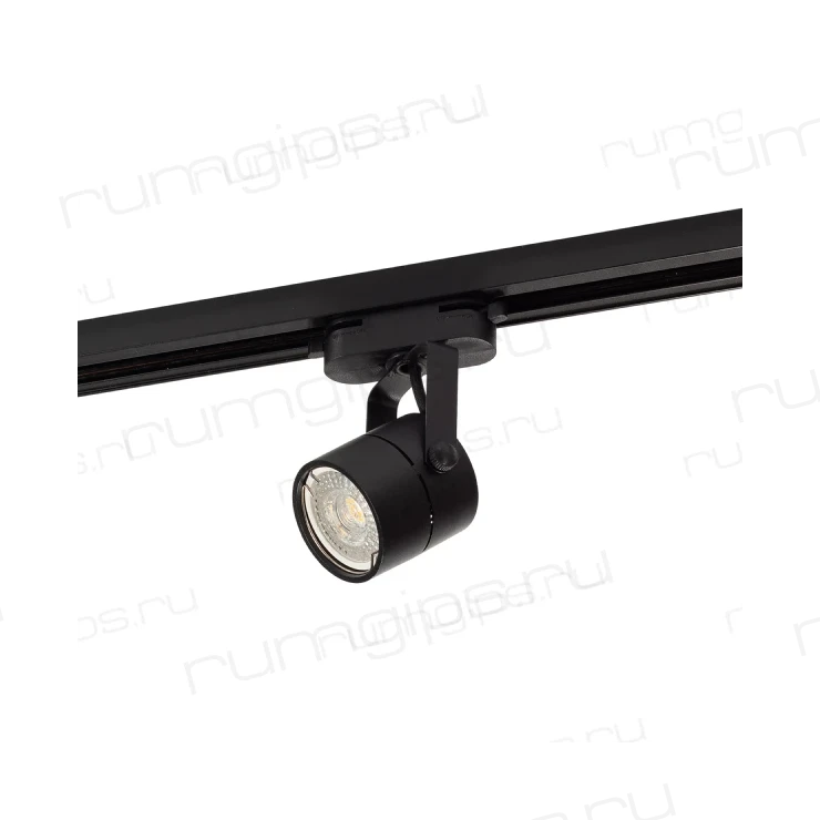 DK6005-BK Трековый светильник IP 20, 50 Вт, GU10, черный, алюминий