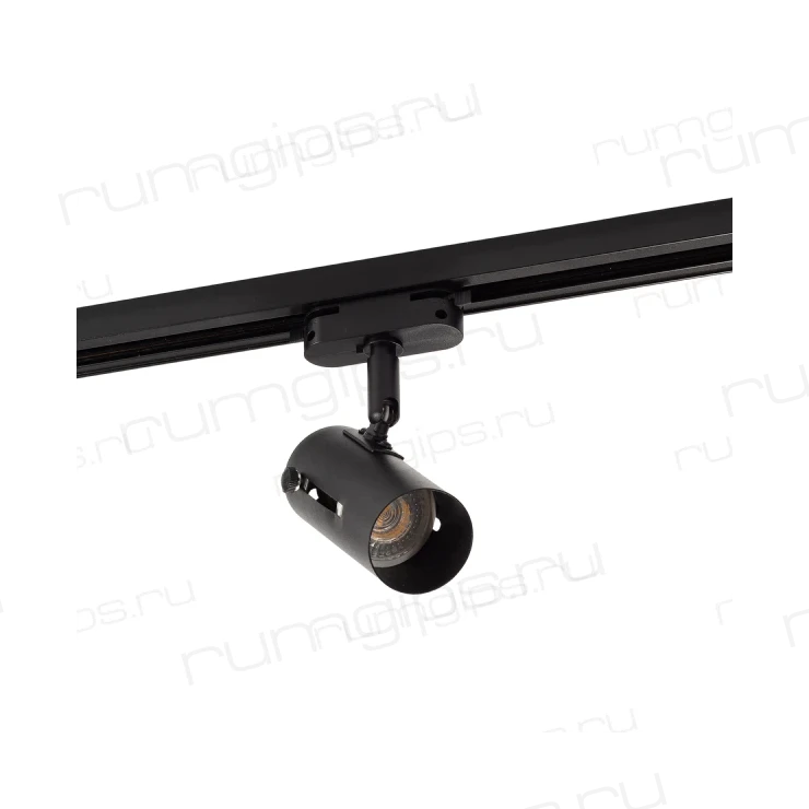 DK6007-BK Трековый светильник IP 20, 50 Вт, GU10, черный, алюминий