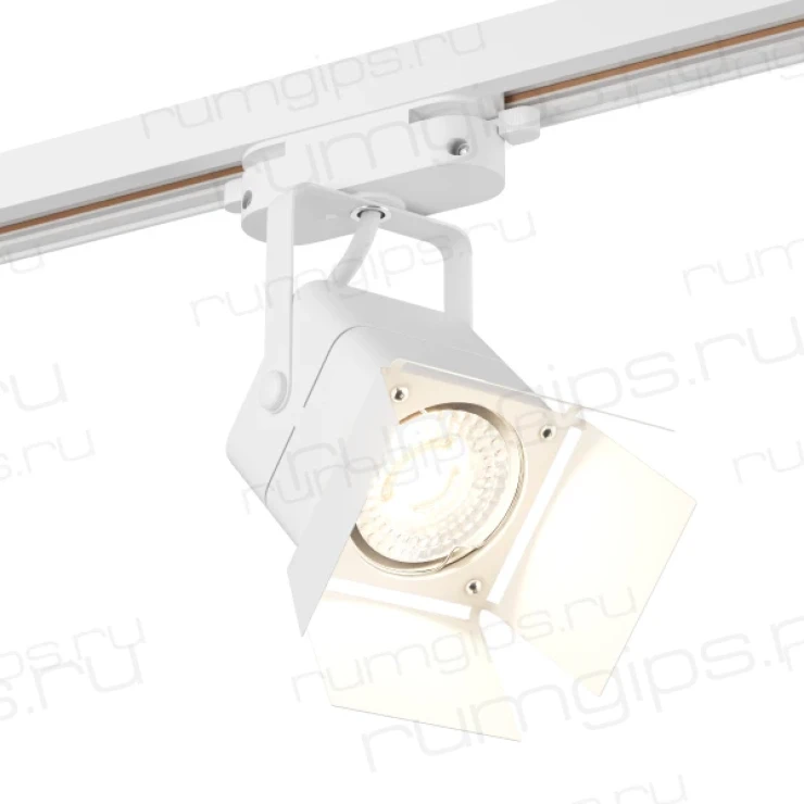 DK6012-WH Трековый светильник IP 20, 50 Вт, GU10, белый, алюминий