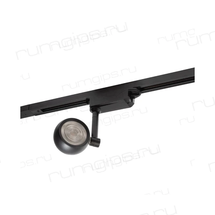 DK6404-BK Трековый светильник IP 20, 11 Вт, LED 3000, черный, пластик