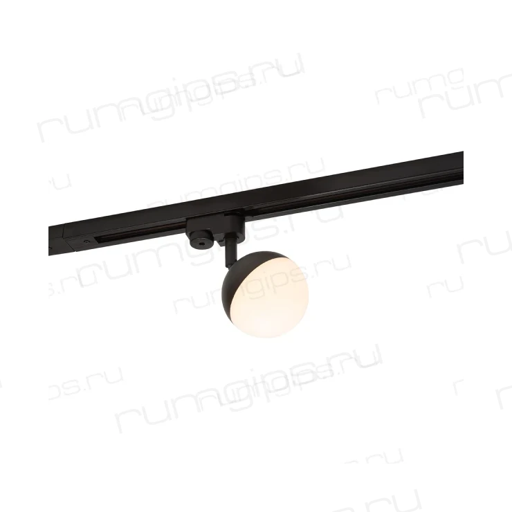 DK6406-BK Трековый светильник IP 20, 7 Вт, LED 3000-4000-6000, черный/белый, пластик