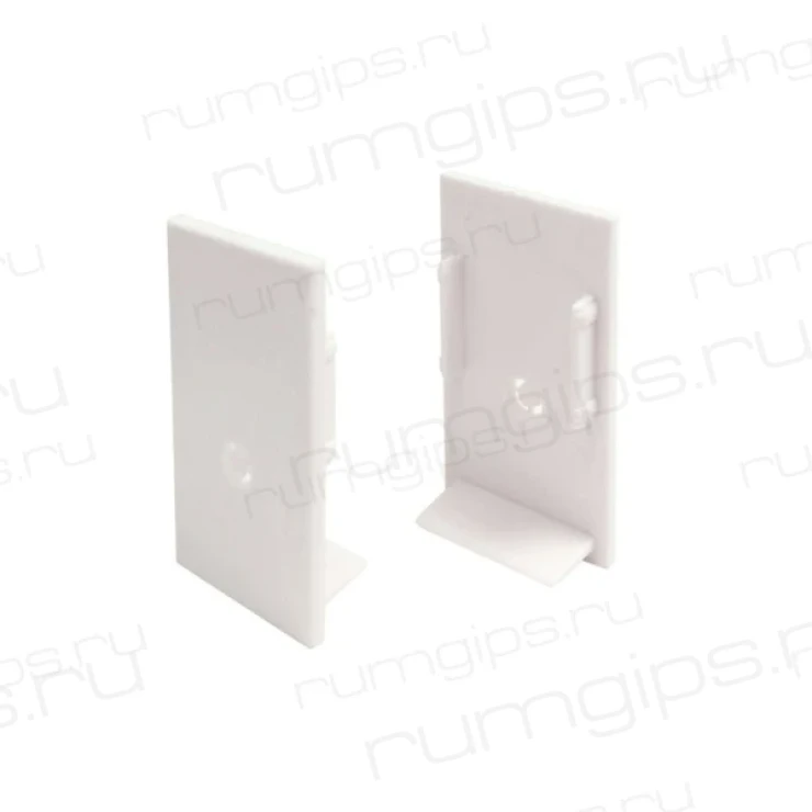 TR2107-WH Торцевые заглушки для шинопровода SMART белые (комплект 2 шт)