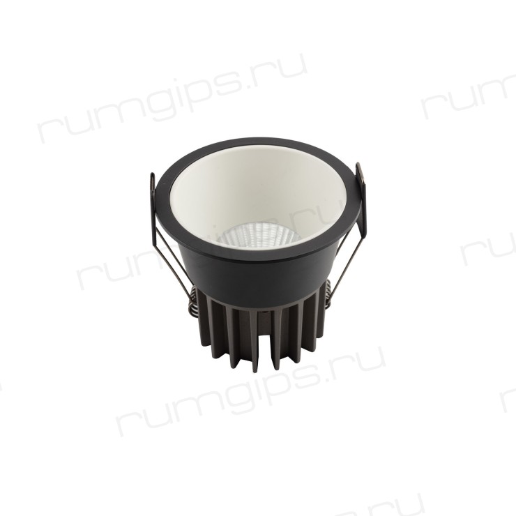 DK4400-BW Встраиваемый светильник, IP 20, 7 Вт, LED 3000, черно-белый, алюминий