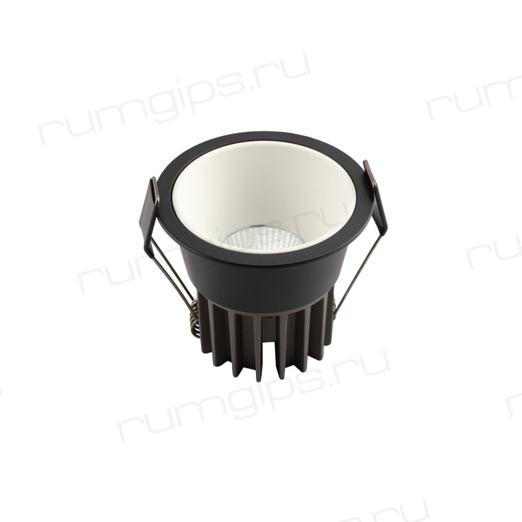 DK4500-BW Встраиваемый светильник, IP 20, 12 Вт, LED 3000, черно-белый, алюминий