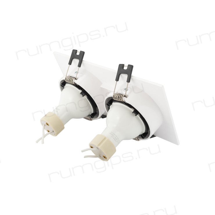 DK3022-WB Встраиваемый светильник, IP 20, 10 Вт, GU5.3, LED, белый/черный, пластик