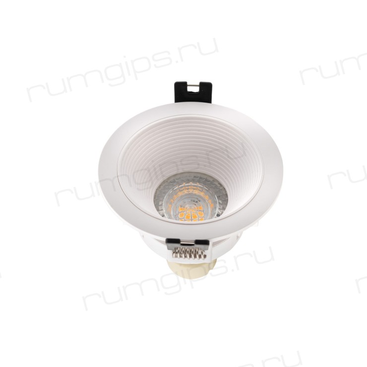 DK3027-WH Встраиваемый светильник, IP 20, 10 Вт, GU5.3, LED, белый, пластик
