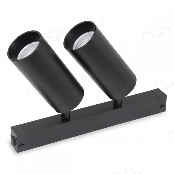 Трековый светильник PLAIN CYLINDER AM590 2X10W 4000K BK