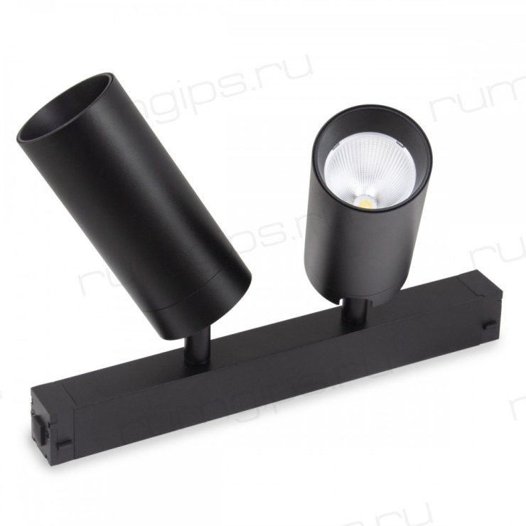 Трековый светильник PLAIN CYLINDER AM590 2X10W 4000K BK