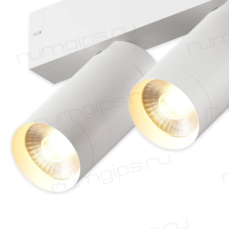 Трековый светильник PLAIN CYLINDER AM590 2X10W 3000K WH