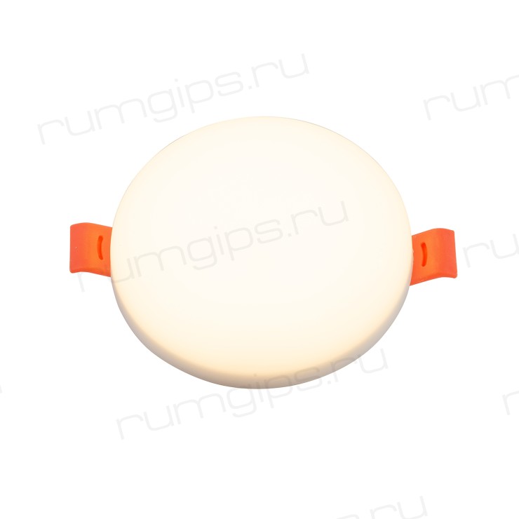 DK4600-WW Встраиваемый светильник, IP 20, 9 Вт, LED 3000, белый, пластик