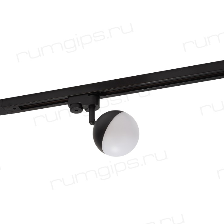 DK6406-BK Трековый светильник IP 20, 7 Вт, LED 3000-4000-6000, черный/белый, пластик