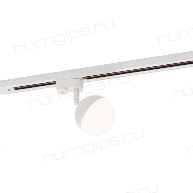 DK6406-WH Трековый светильник IP 20, 7 Вт, LED 3000-4000-6000, белый, пластик