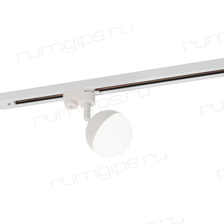 DK6406-WH Трековый светильник IP 20, 7 Вт, LED 3000-4000-6000, белый, пластик