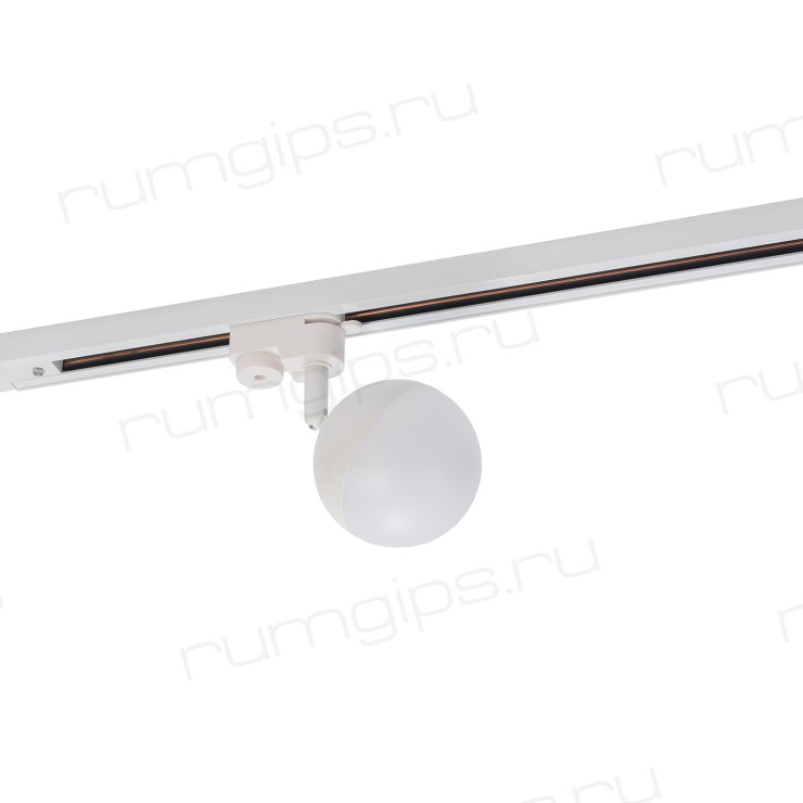 DK6406-WH Трековый светильник IP 20, 7 Вт, LED 3000-4000-6000, белый, пластик
