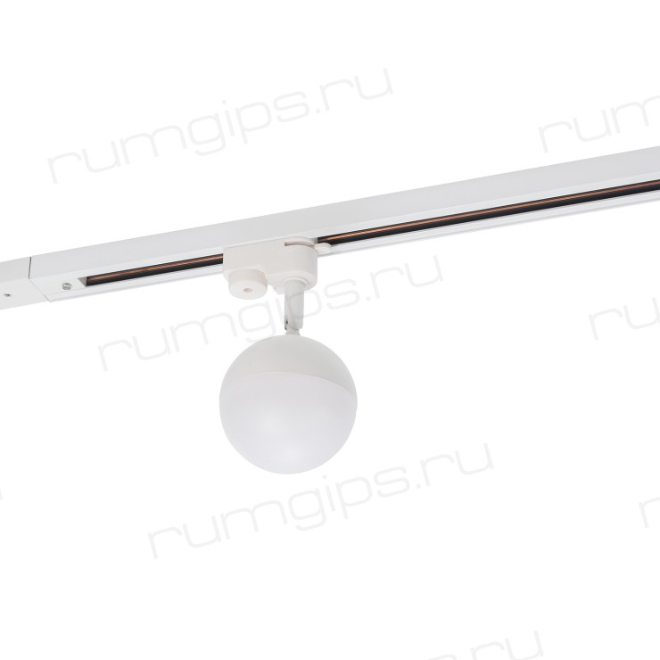 DK6406-WH Трековый светильник IP 20, 7 Вт, LED 3000-4000-6000, белый, пластик