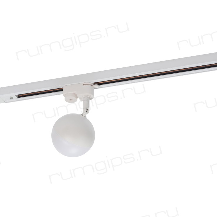 DK6406-WH Трековый светильник IP 20, 7 Вт, LED 3000-4000-6000, белый, пластик