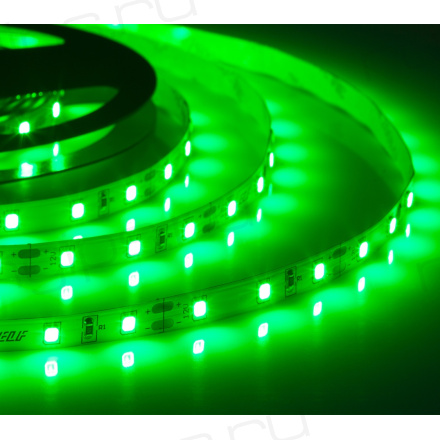 Лента светодиодная ELF 300SMD диодов (2835), 12В, 5м, зеленая