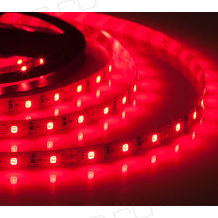 Лента светодиодная ELF 300SMD диодов (2835), 12В, 5м, красная