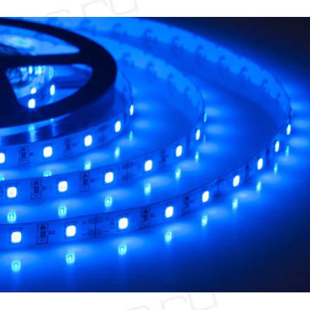 Лента светодиодная ELF 300SMD диодов (2835), 12В, 5м, синяя