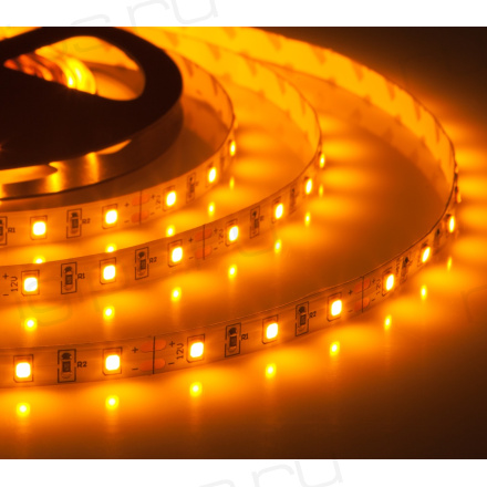 Лента светодиодная ELF 300SMD диодов (2835), 12В, 5м, желтая