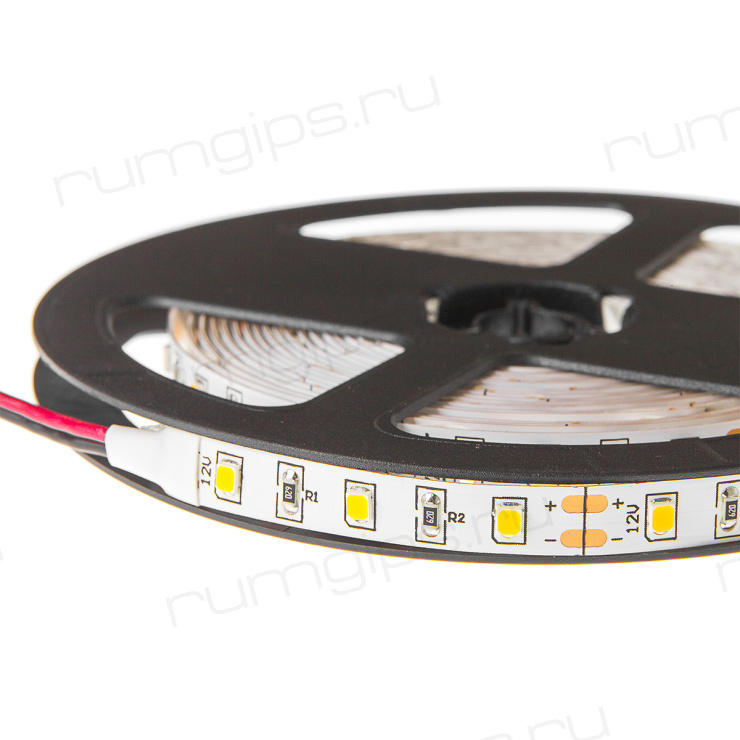Лента светодиодная ELF 300SMD диодов (2835), 12В, 5м, желтая