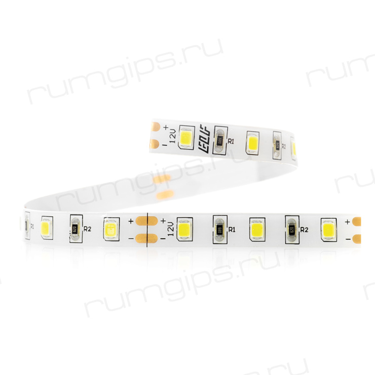 Лента светодиодная герметичная ELF GERMES, 300SMD (2835), 12В, IP65, 5м, белая