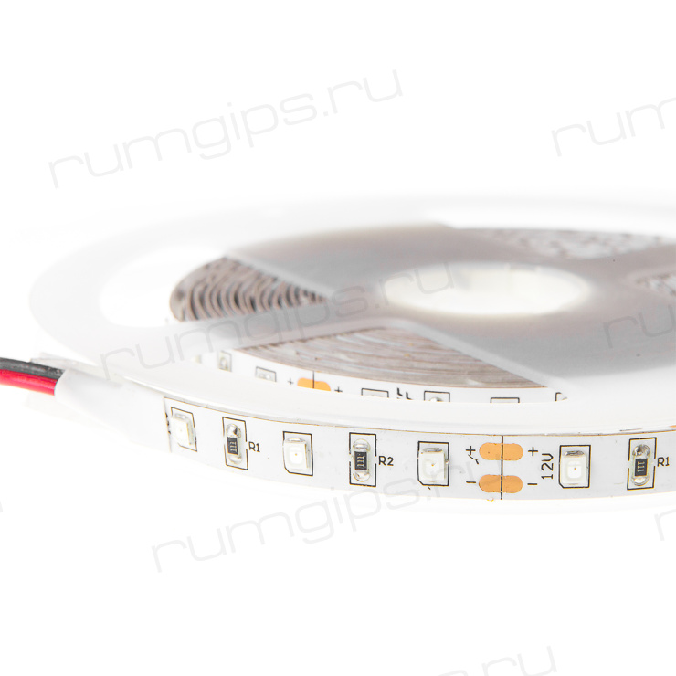 Лента светодиодная герметичная ELF GERMES, 300SMD (2835), 12В, IP65, 5м, красная