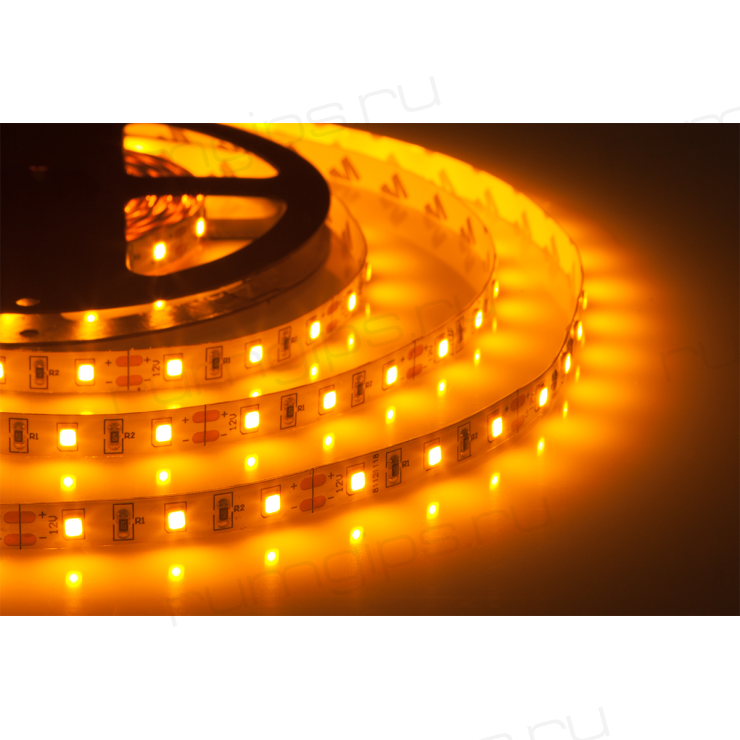 Лента светодиодная герметичная ELF GERMES, 300SMD (2835), 12В, IP65, 5м, желтая