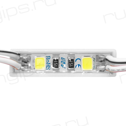 Модуль светодиодный ELF Ultra, 2SMD диода 2835, 0.24Вт, 120гр.,12В,  IP65, белый