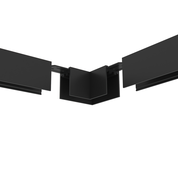 TR2102-BK Угловой соединитель для шинопровода SMART черный