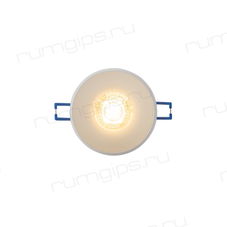 DK4031-WH Встраиваемый светильник, IP 20, 10 Вт, GU10, белый, алюминий/пластик