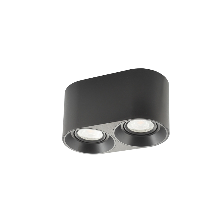 DK3036-BK Светильник накладной IP 20, 10 Вт, GU5.3, LED, черный, пластик