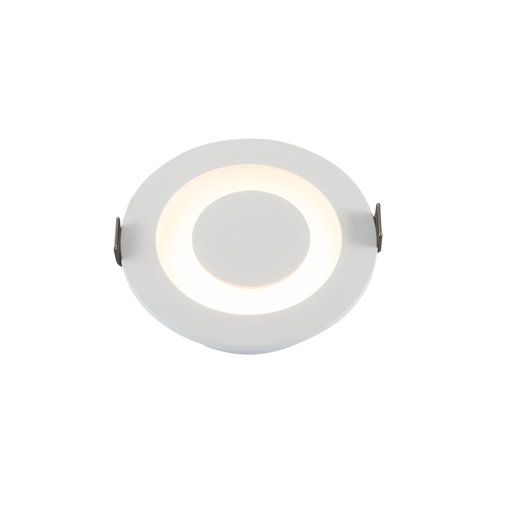 DK2700-WH Встраиваемый светильник, IP 20, 7 Вт, LED 3000, белый, алюминий